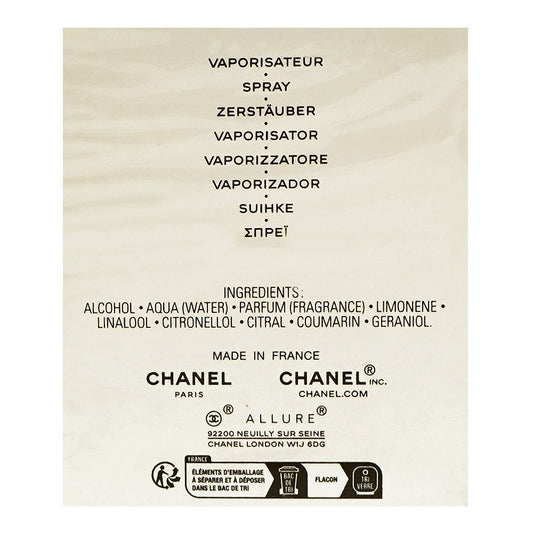Chanel Allure Homme Edition Blanche, Eau De Parfum, 50ml | France | Fragrance For Men