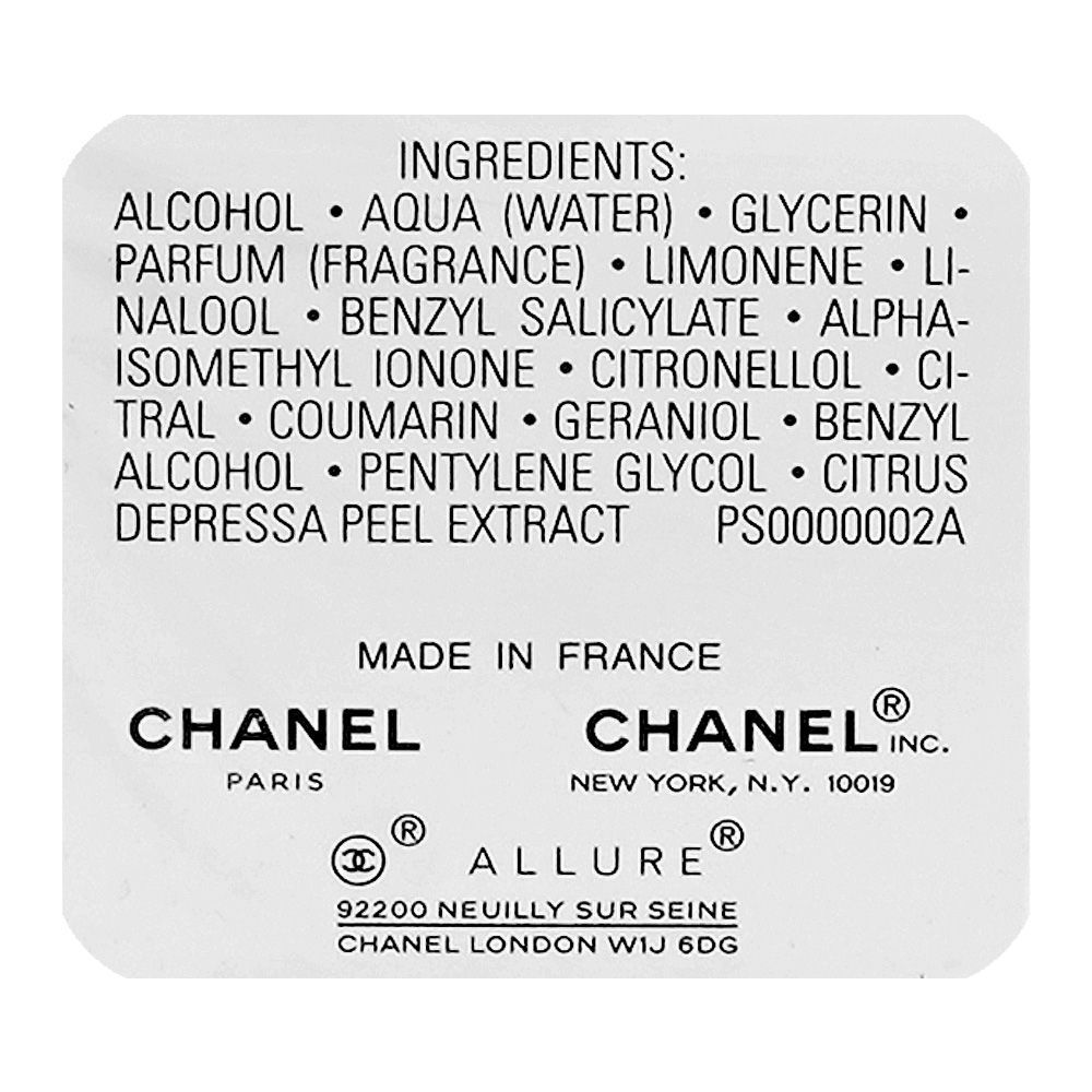 Chanel Allure Homme Sport All-Over Spray, 100ml | France | Fragrance For Men