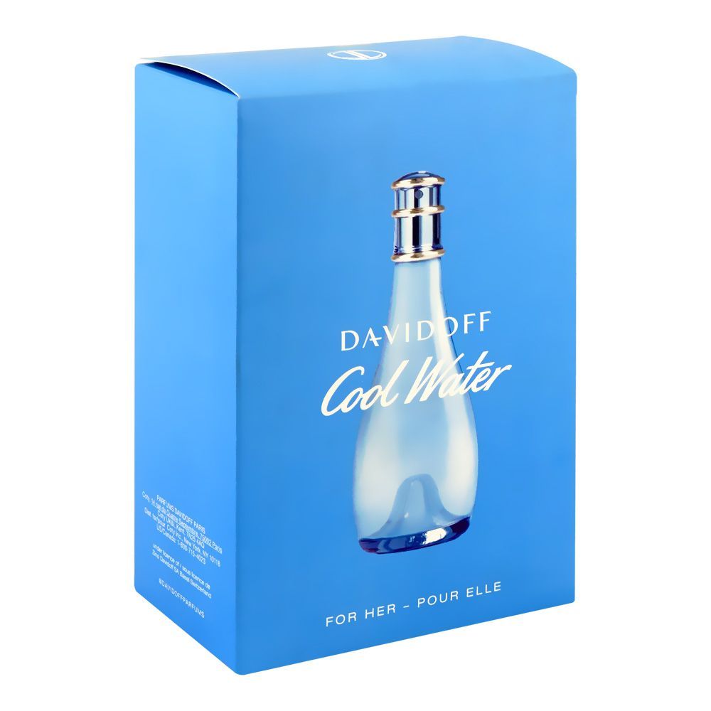 Davidoff Cool Water Gift Set, For Women, EDT Spray 30ml + Body Lotion 75ml | France | Fragrance For Women