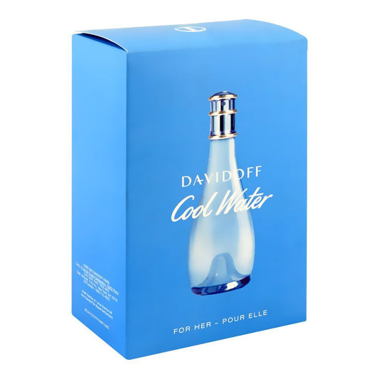 Davidoff Cool Water Gift Set, For Women, EDT Spray 30ml + Body Lotion 75ml | France | Fragrance For Women