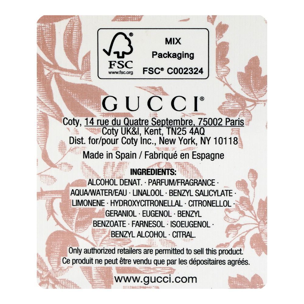 Gucci Bloom, Eau De Toilette, 100ml | Spain | Fragrance For Women
