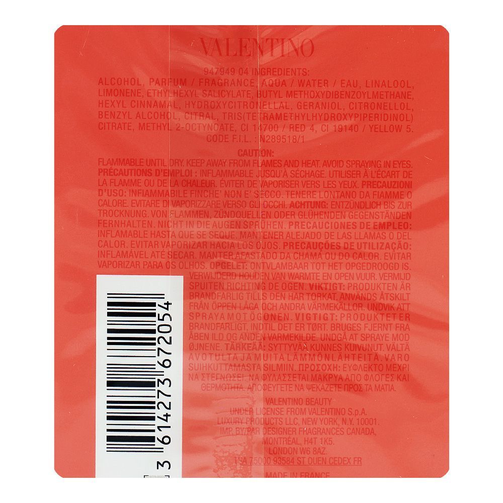 Valentino Donna Born In Roma Coral Fantasy, Eau De Parfum, 100ml | France | Fragrance For Women