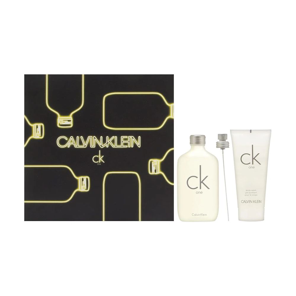 Calvin Klein Ck One Gift Set, For Men & Women, EDT 100ml + Body Wash 100ml + EDT 15ml | Spain | Fragrance For Men & Women