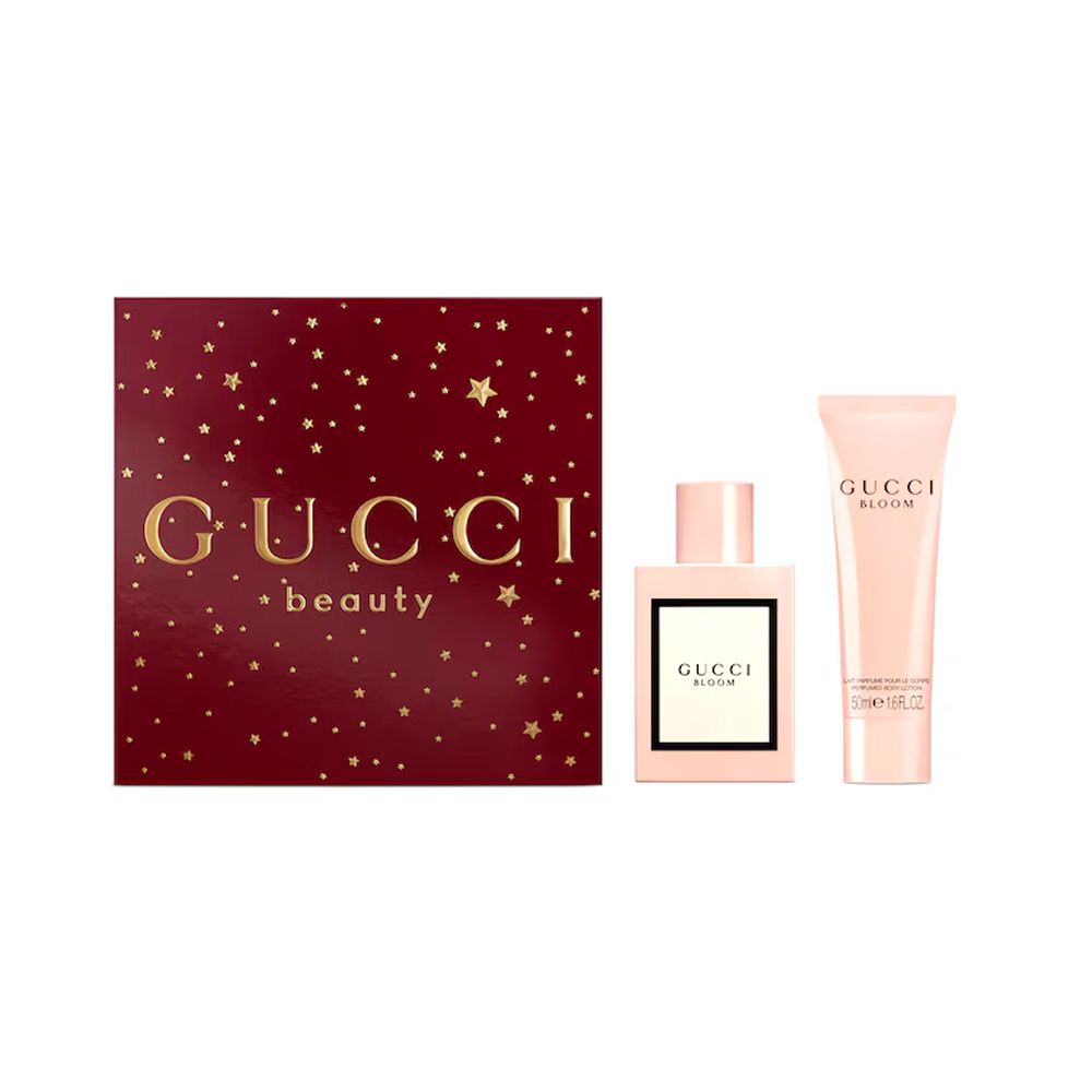 Gucci Bloom Gift Set Brown Pack For Women, EDP 50ml + Body Lotion 50ml | Spain | Fragrance For Women