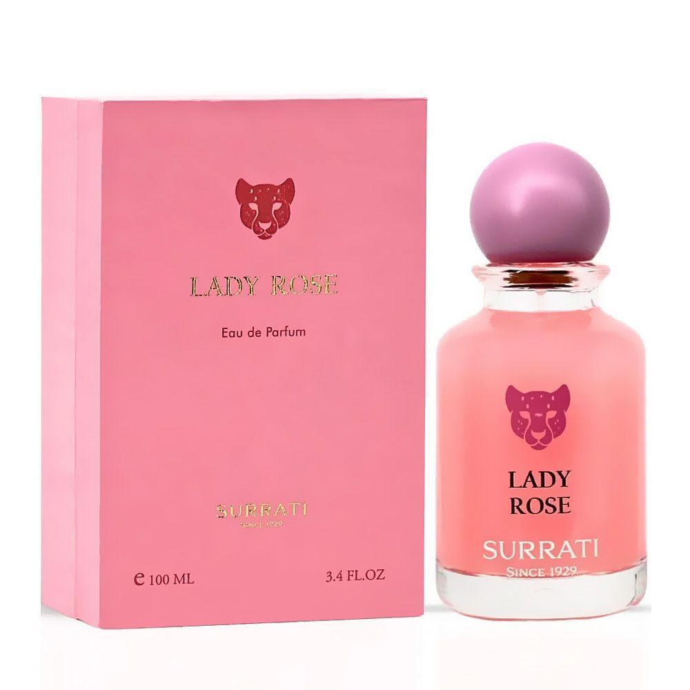Surrati Lady Rose, Eau De Parfum, 100ml | Saudi Arabia | Fragrance For Women