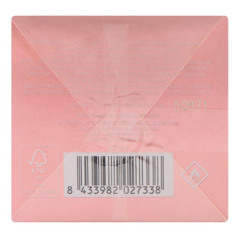 United Colors Of Benetton Sisterland Blush Cherry, Eau De Parfum, 80ml | Spain | Fragrance For Women