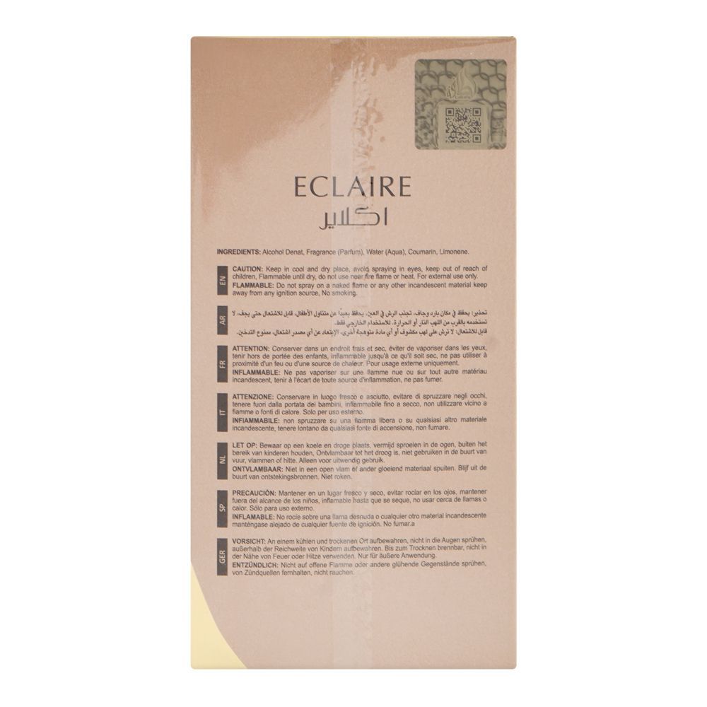 Lattafa Eclaire, Eau De Parfum, 100ml | United Arab Emirates | Fragrance For Women