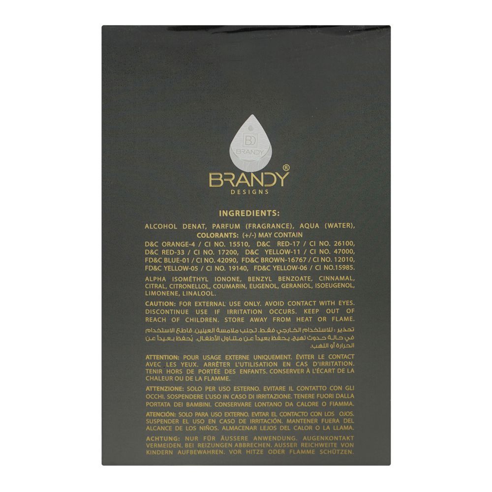 Brandy Designs Muhaarib Artisan, Eau De Parfum, 100ml | United Arab Emirates | Fragrance For Men