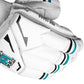 CA Cricket Batting Gloves - Pro 10000 For Adults - Right Handed White/Cyan | CA Cricket Batting Gloves | Cricket