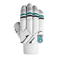CA Cricket Batting Gloves - Pro 10000 For Adults - Right Handed White/Cyan | CA Cricket Batting Gloves | Cricket