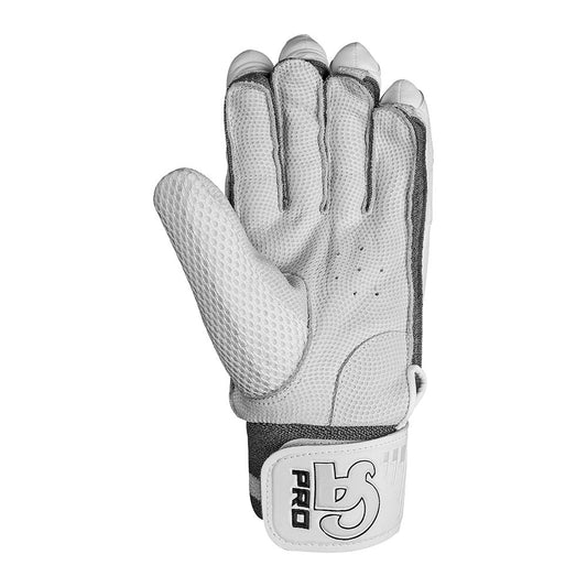 CA Cricket Batting Gloves - Pro Dragon For Adults - Right Handed White/Silver | CA Cricket Batting Gloves | Cricket