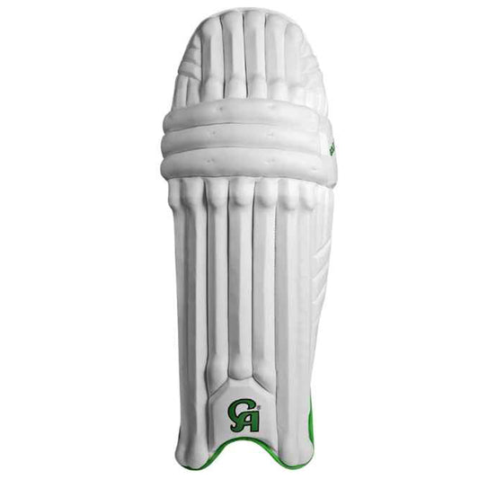 CA Cricket Batting Pad - GOLD 8000 Right Handed White/Green | CA Cricket Batting Pad | Cricket