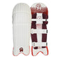 CA Gold 5000 Cricket Batting Pad Right Handed - White/Red | CA Cricket Batting Pad | Cricket
