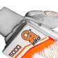 CA Batting Gloves - Pro 5000 for Adults- Left Handed White/Orange | CA Cricket Batting Gloves | Cricket
