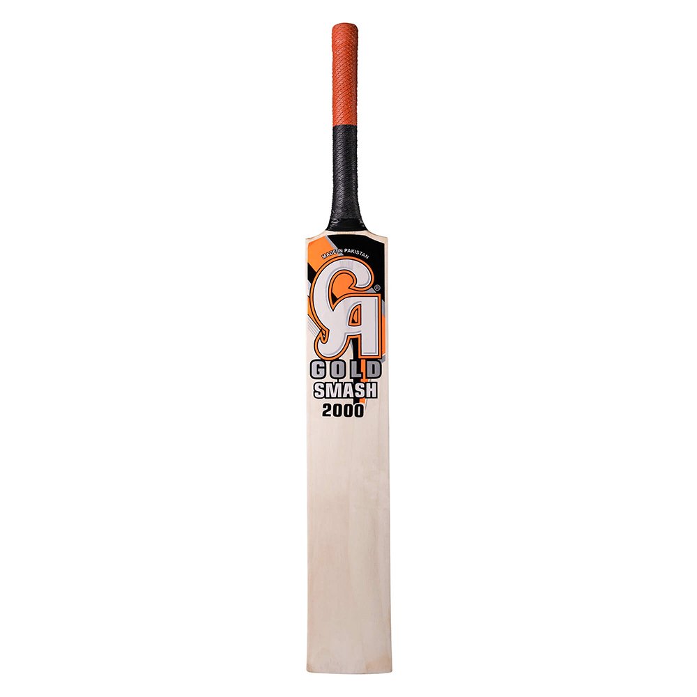 CA Cricket Tapeball Bat - Gold Smash 2000 - White | CA Gold Cricket Tapeball Tennis Bat | Cricket