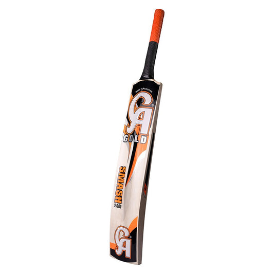 CA Cricket Tapeball Bat - Gold Smash 2000 - White | CA Gold Cricket Tapeball Tennis Bat | Cricket