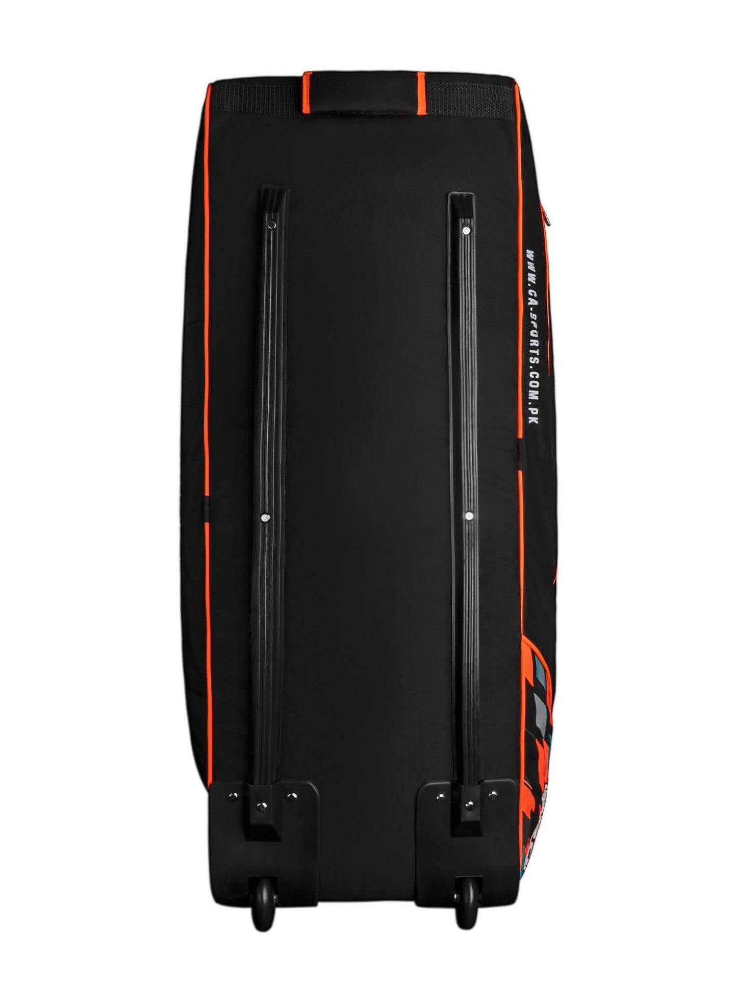 CA Cricket Kit Bag - PRO 5000 with Wheels Black/Orange | CA Cricket Kit Bag | Cricket
