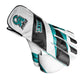 CA Cricket Wicket Keeping Gloves - PRO 10000 Right Handed White/Cyan | CA Cricket Batting Gloves | Cricket