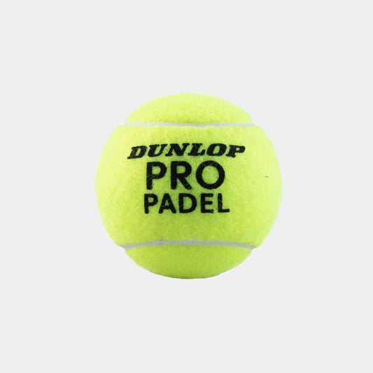 DUNLOP Padel Ball - Pro Padel 3PCS Pack Yellow | DUNLOP Padel Ball | Tennis Racket