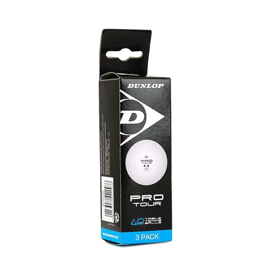 Dunlop Table Tennis Ball 40+ Pro Tour 2 Star (3pcs Box) | Dunlop Table Tennis Ball | Tennis Racket