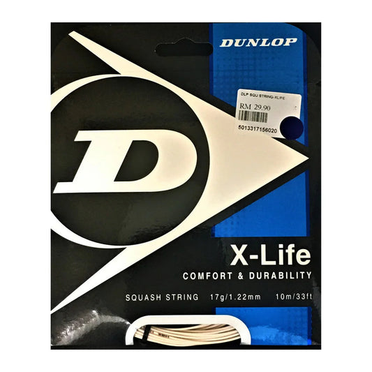 Dunlop Squash String - X-Life 10M for One racket | Dunlop Squash String | Squash Racket