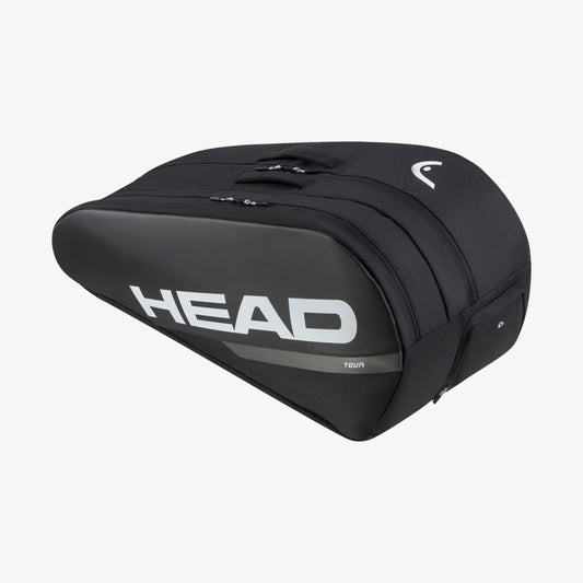 HEAD Tennis Racket Kit Bag - Tour Racket bag XL For 12 Rackets- Black | Head Racket Kit Bag | Racket Kit Bag