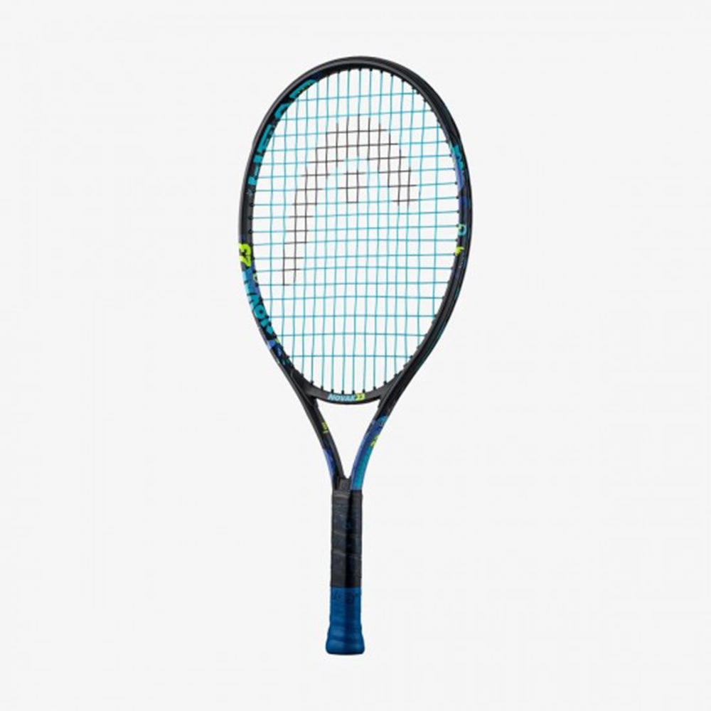 HEAD Tennis Racket- Novak Junior 21 inch 180G Strung Black/Blue | Head Tennis Racket | Tennis Racket