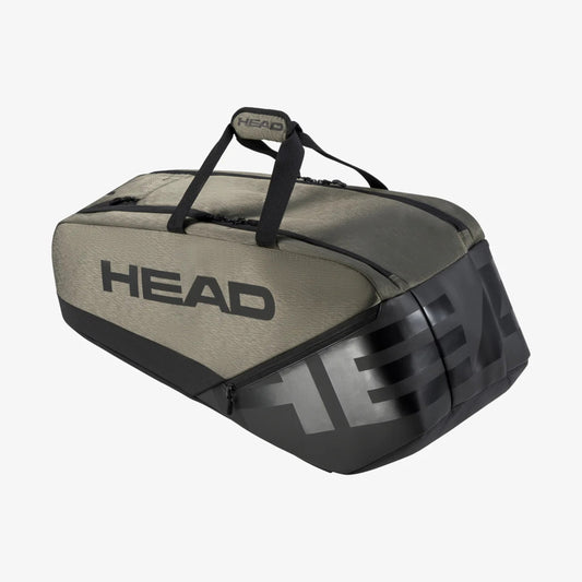 HEAD Tennis Racket Kit Bag - Pro X Racket Bag LRG For 09 Rackets -Grey/Black | Head Racket Kit Bag | Racket Kit Bag