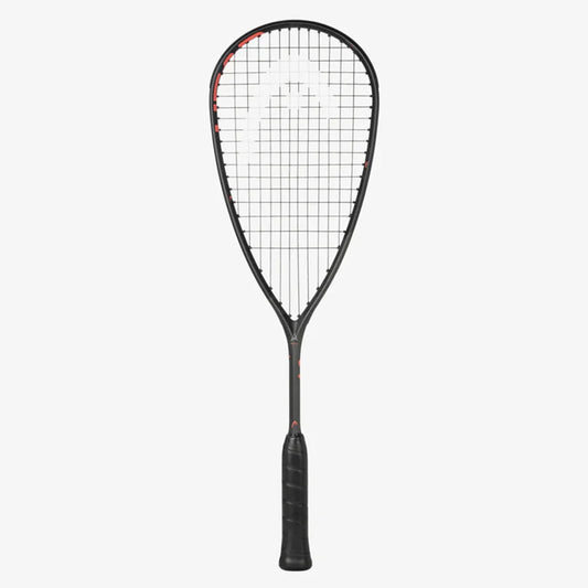 HEAD Squash Racket - Speed 135 SB 2023 - 135G Slim Body Black | Head Squash Racket | Squash Racket