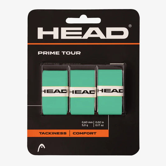 Head Tennis Overgrip - Prime Tour 1pc Mint | Head Overgrip | Overgrip