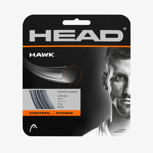 Head Tennis String - Hawk Grey 12M 17Gauge | Head Tennis String | Tennis String