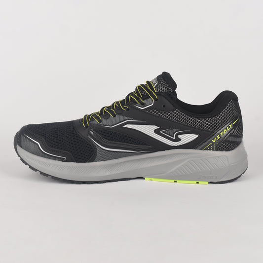 JOMA Mens Running Shoes - Vitaly Negro 2434 Black/Yellow | Joma Men Shoes | Running Shoes