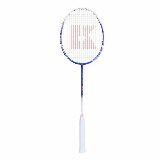 KUMPOO Badminton Racket - Power Control E56LS 82G Whtie/Blue Strung | Kumpoo Badminton Racket | Badminton
