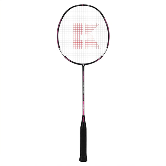KUMPOO Badminton Racket - Challenger 66 82G Black/Red - Strung | Kumpoo Badminton Racket | Badminton