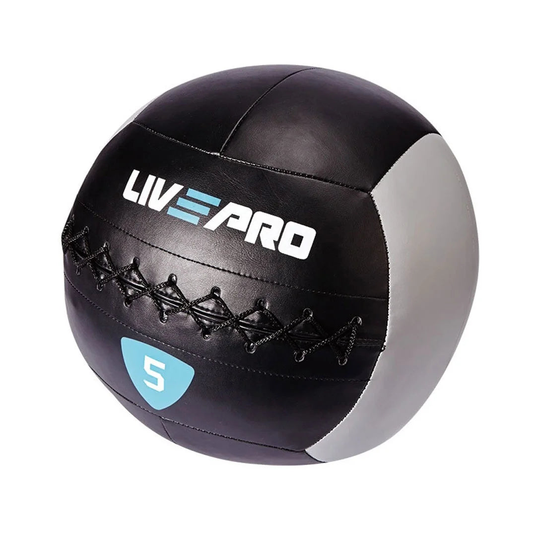 Livepro Wall Ball 5kg Black/Gray- LP8100-03 | Liveup Gym Ball | Gym Ball