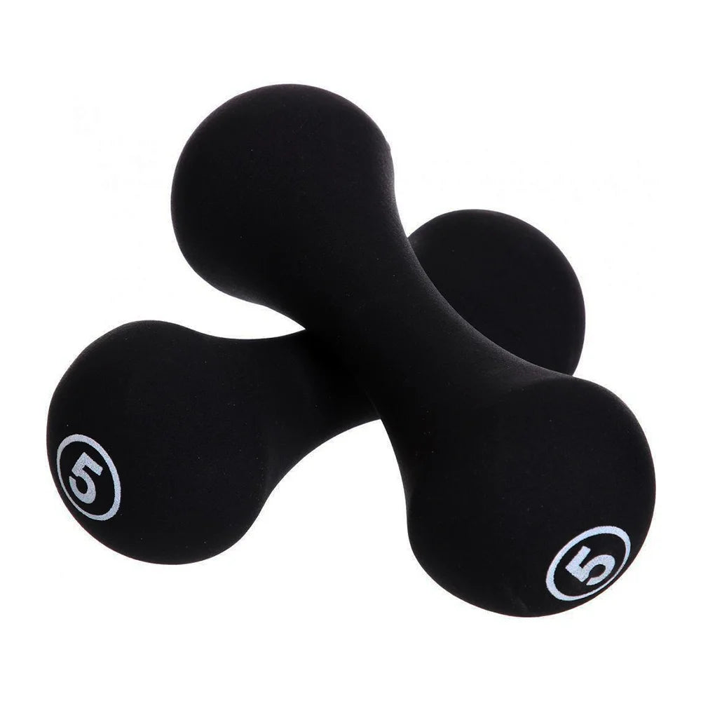 Liveup Dumbbells Bone Shape Neoprene 5kg*2 LS2002 | Liveup Dumbbell | Dumbbell