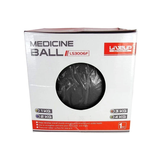 Liveup Medicine Ball 10kg Black/Gray LS3006F | Livepro Gym Ball | Gym Ball