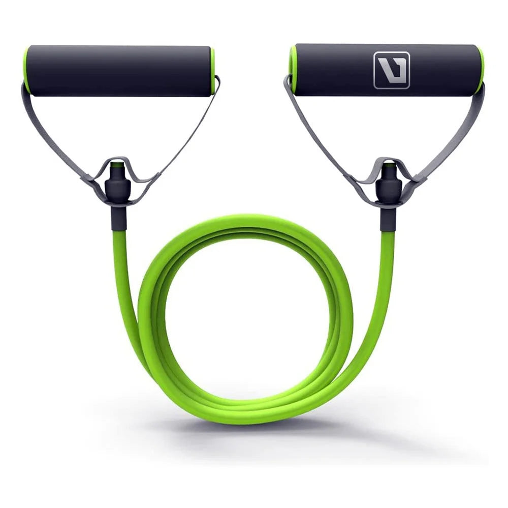 Liveup Resistance Tube Band Green Medium LS3201 | Liveup Toning Tube | Toning Tube