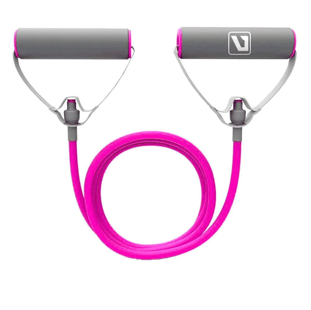 Liveup Resistance Tube Band Pink Light LS3201 | Liveup Toning Tube | Toning Tube