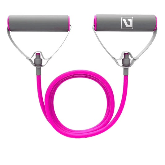 Liveup Resistance Tube Band Pink Light LS3201 | Liveup Toning Tube | Toning Tube