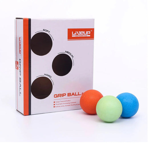Liveup Massage Grip Ball 3 Pc Set LS3311 | Livepro Gym Ball | Gym Ball