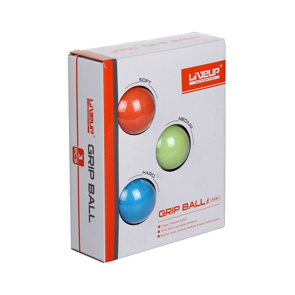 Liveup Massage Grip Ball 3 Pc Set LS3311 | Liveup Gym Ball | Gym Ball