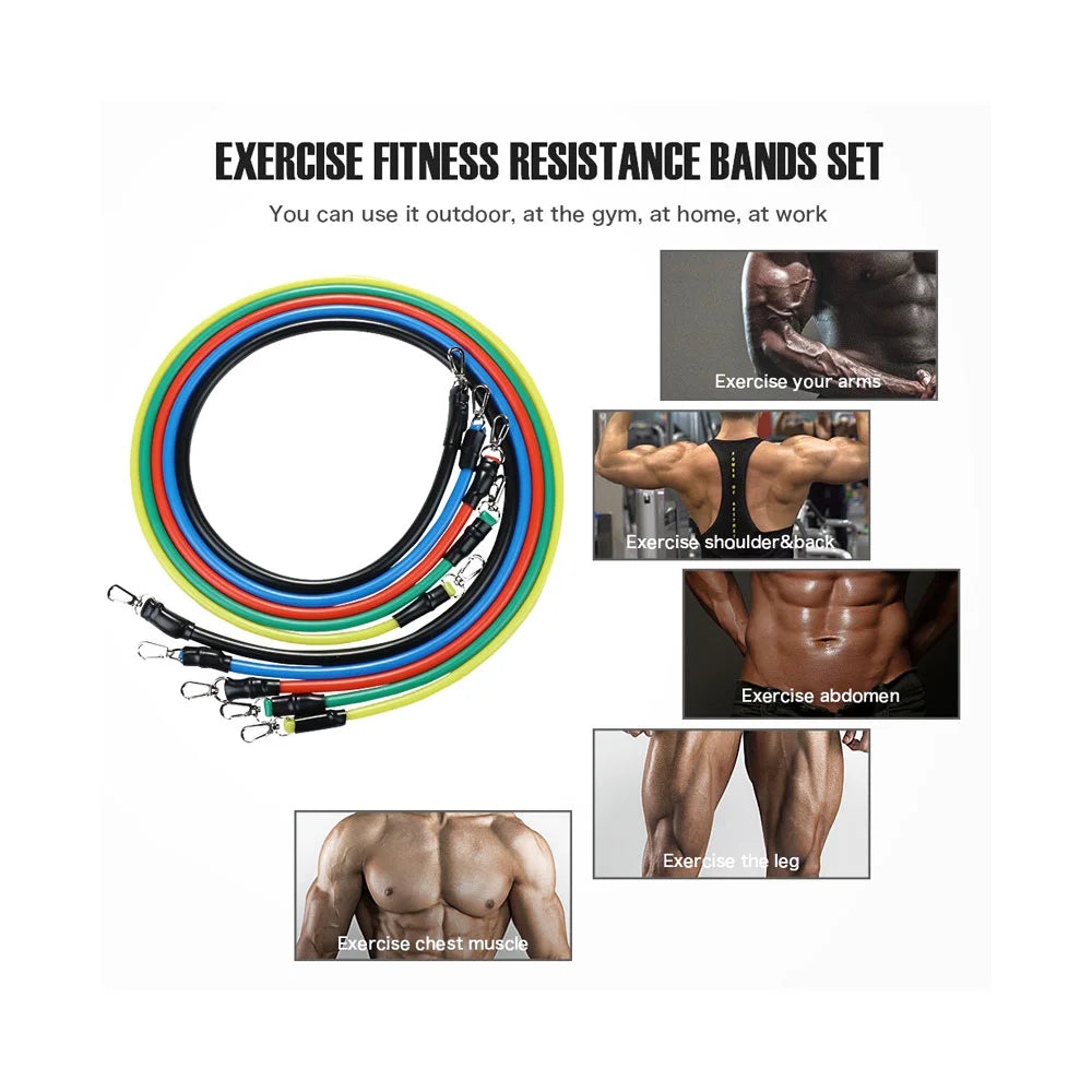 Liveup Resistance Tube 5-Way Set LS3625 | Liveup Resistance Tube | Resistance Tube