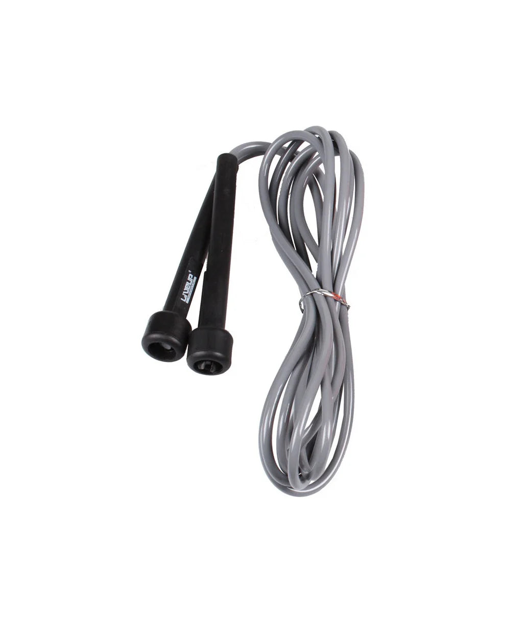 Liveup Skipping Jump Rope PVC Wire Plastic Handles - Gray LS3115 | Liveup Skipping Jump Rope | Skipping Jump Rope