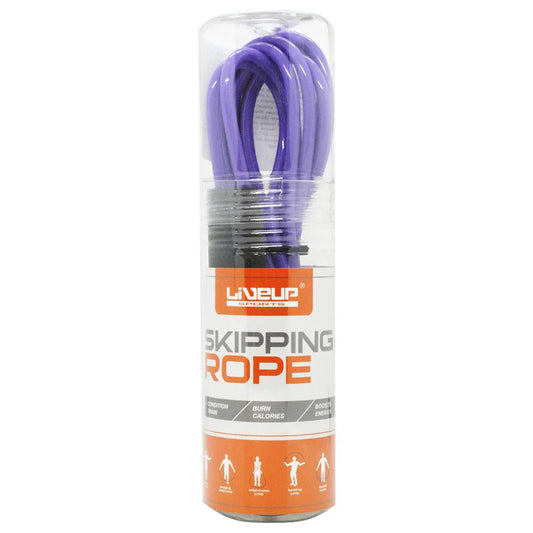 Liveup Skipping Jump Rope PVC Wire Plastic Handles - Purple LS3115 | Liveup Skipping Jump Rope | Skipping Jump Rope