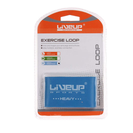 LIVEUP Latex Exercise Loop Band - LS3650 Heavy Blue | Liveup Exercise Loop Band | Exercise Loop Band
