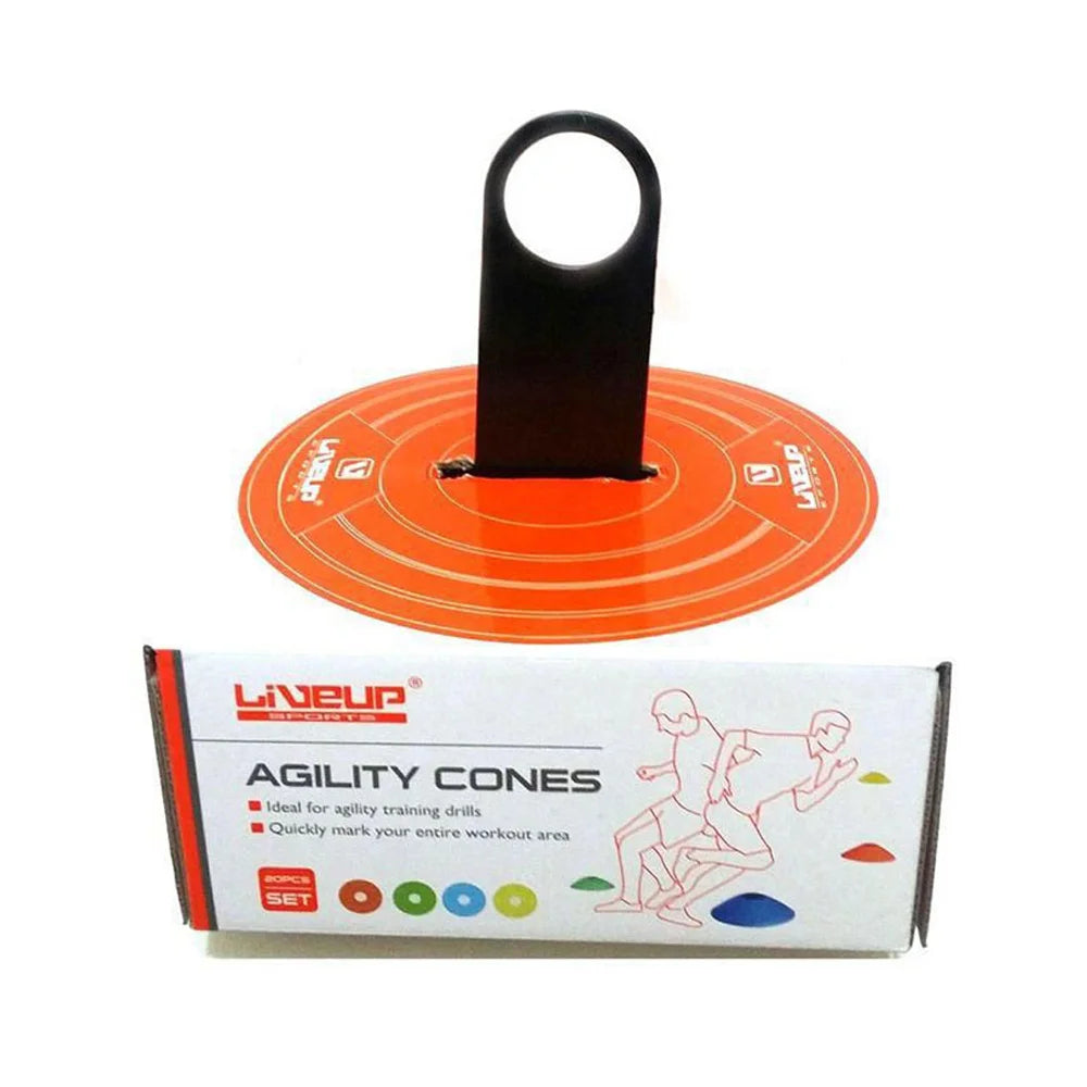 Liveup Agility Disc Set with Rack - Ls3672 | Liveup Agility Disc | Agility Disc