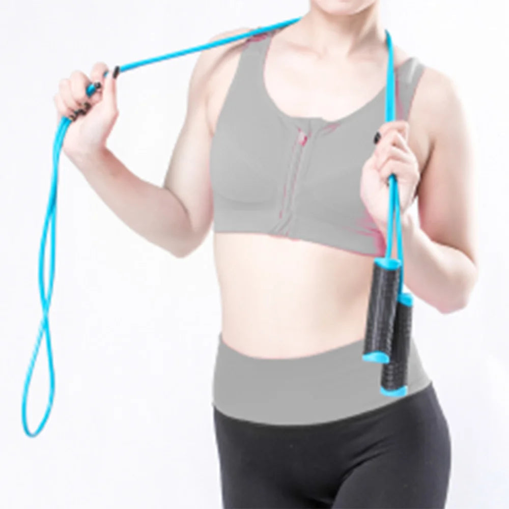 Livepro Skipping Jump Rope PVC Wire + Handle Blue - LP8286 | Livepro Jump Rope | Jump Rope