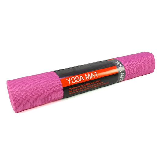 Liveup Exercise Yoga Mat PVC 4mm Pink LS3231 | Liveup Multipurpose Stretch Matt | Stretch Matt
