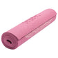 Liveup Yoga Exercise Mat PVC 6MM- Pink LS3231C | Liveup Multipurpose Stretch Matt | Stretch Matt